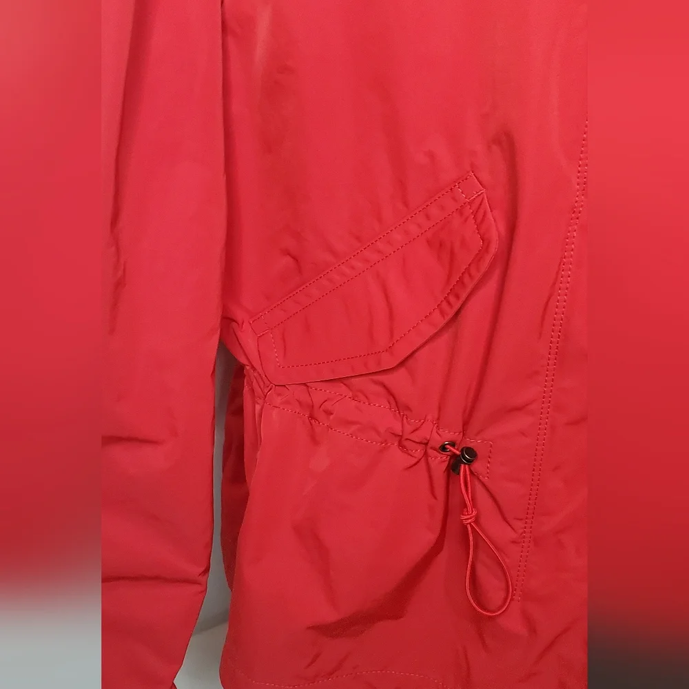 Coach Hooded Size L Red Jacket - Utility Jacker - Picture 8 of 10